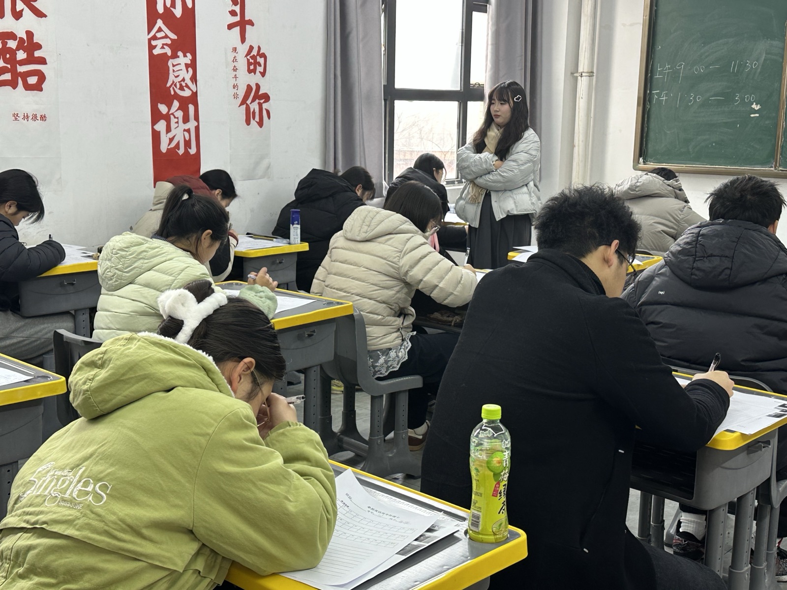 班级测评现场